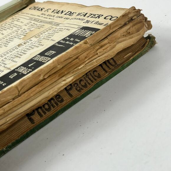 1921 Long Beach City Directory POOR Ancestry Genealogy Antique Vintage Reference - Picture 9 of 16